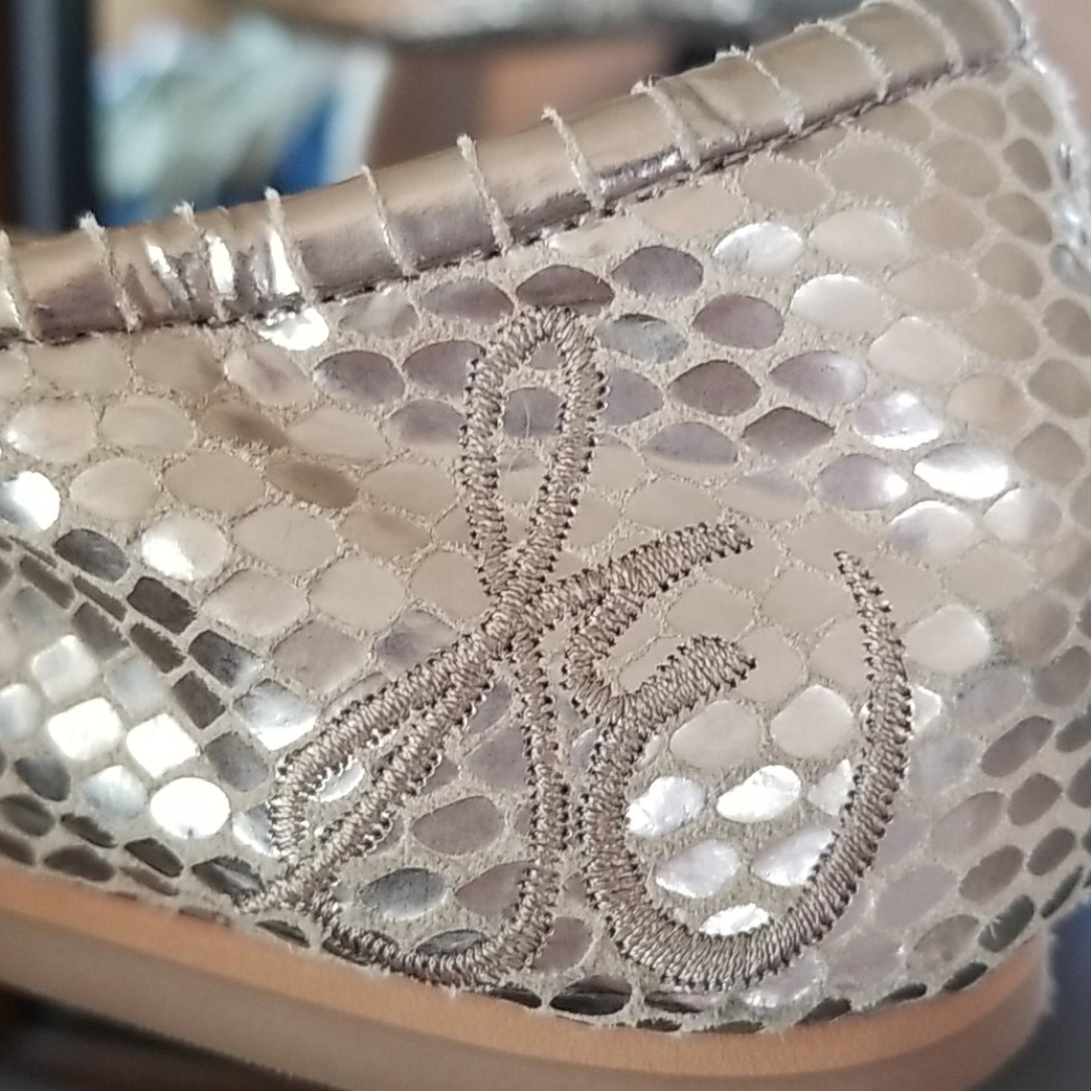 Sam Edelman Felicia Gold Metallic Ballet Flats - Picture 4 of 8